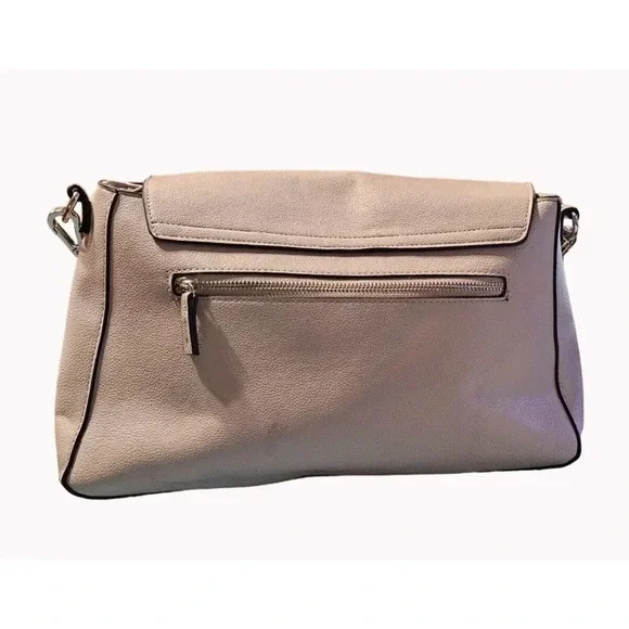 Steve Madden Gray Textured Tote Purse One Strap 11 inch Drop Multi Pockets - Picture 5 of 14